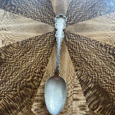 LARGE VINTAGE STERLING SILVER SPOON