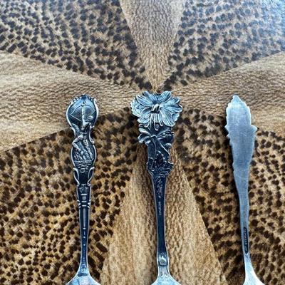 VINTAGE STERLING SILVER COLORADO COLLECTORS SPOONS
