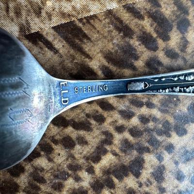 VINTAGE STERLING SILVER COLLECTORS SPOONS