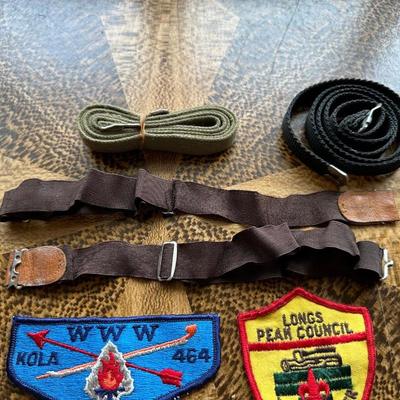 VINTAGE PATCHES AND BOY SCOUTS ITEMS