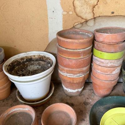 SMALL TERRACOTTA PLANTERS AND MORE