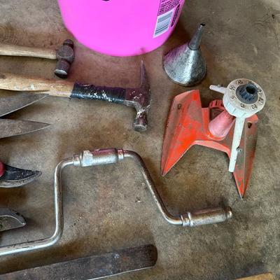YARD TOOLS, HAND TOOLS SPRINKLERS AND MORE