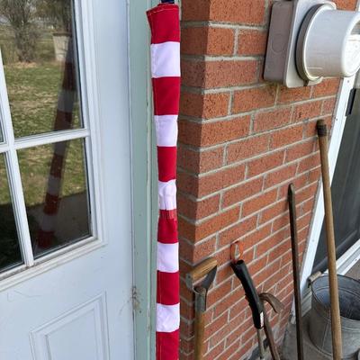 HAND SAWS, ELECTRIC GRASS TRIMMER, METAL GAS CAN, GALVANIZED METAL BUCKETS AND MORE