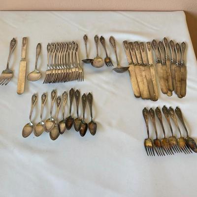 SILVER PLATED FLATWARE MIXED LOT