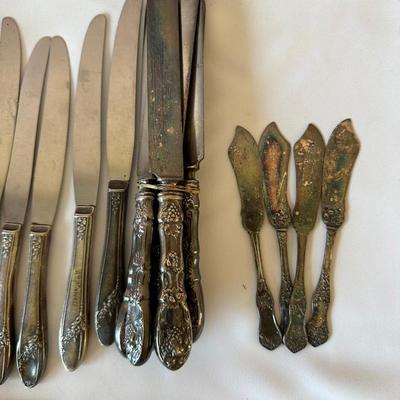 SILVER PLATED FLATWARE MIXED LOT