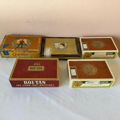 VINTAGE CIGAR BOXES