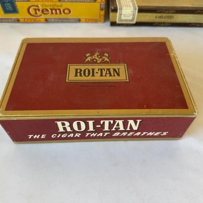 VINTAGE CIGAR BOXES
