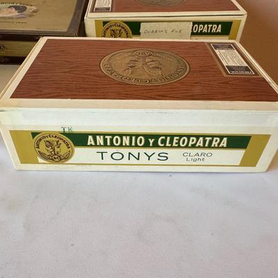 VINTAGE CIGAR BOXES