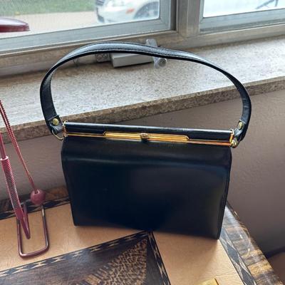 VINTAGE METAL HAT STANDS, VINTAGE WOMENS SHOES, HANDBAG, 2 PRETTY CLUTCHES, WOMENS GLOVES AND MORE