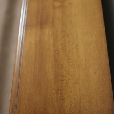 Solid Maple Double Bed Frame Bookcase Headboard