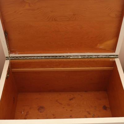 White Wood Chest