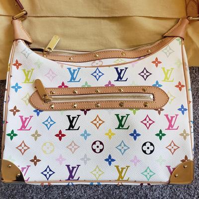 Louis Vuitton Monogram Multicolored Murakami Shoulder Bag (GB1-KD)