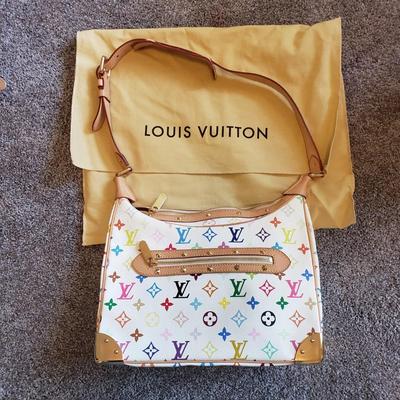 Louis Vuitton Monogram Multicolored Murakami Shoulder Bag (GB1-KD)