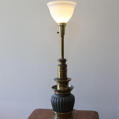 Classical Hollywood Regency Style Brass Table Lamp