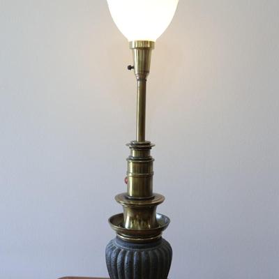 Classical Hollywood Regency Style Brass Table Lamp