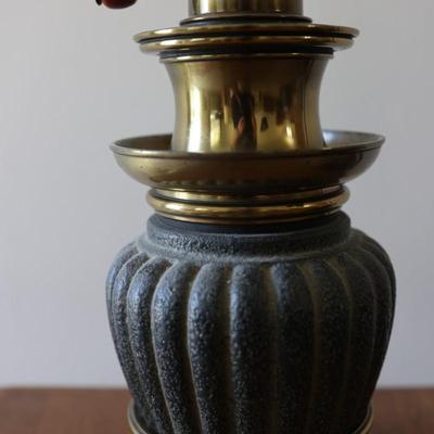 Classical Hollywood Regency Style Brass Table Lamp