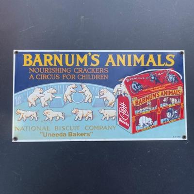 Barnums Animals Sign
