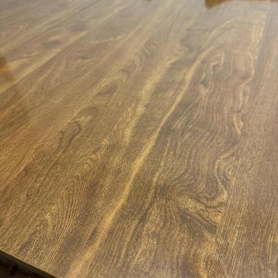 Ethan Allen Maple Dining Set with Six Chairs and One Leaf