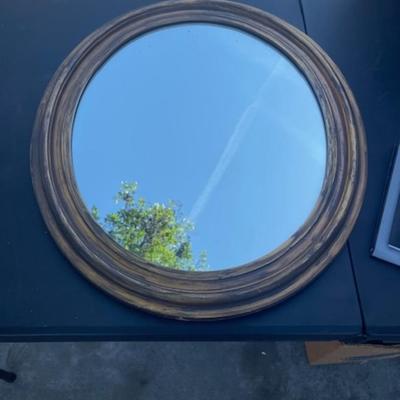 Vintage Round Mirror
