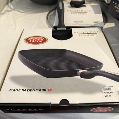 NIB Scanpan Fry Pan, Grill Pan and More (GB2-BM)