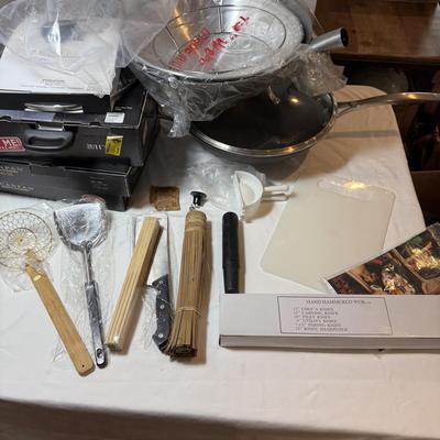 NIB Scanpan Fry Pan, Grill Pan and More (GB2-BM)