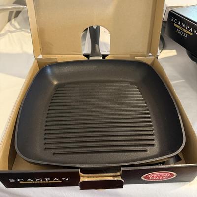 NIB Scanpan Fry Pan, Grill Pan and More (GB2-BM)