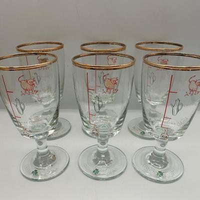 Irish Coffee Goblets Vintage Set of 4 in Original Box