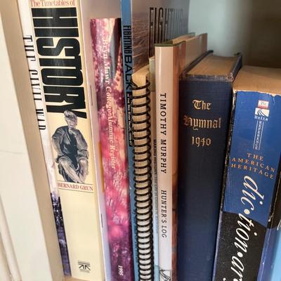 Book variety, including history and short stories