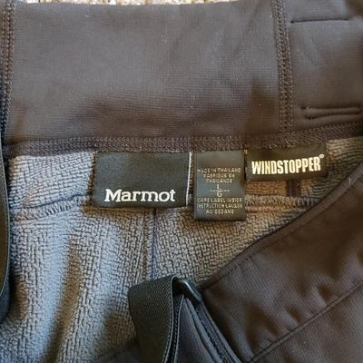 Women's Marmot Windstopper Pants (L), Burton Mittens and Polartec Insulated Pants (GB1-KD)