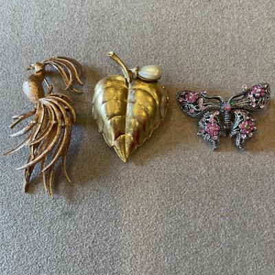 3 fun brooches