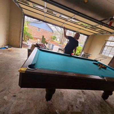 Canterbury Honey Comb Home Pool Table - 8ft
