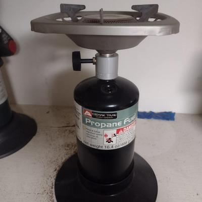 Ozark Trail Mini Camping Propane Tank and Cooktop Attachment
