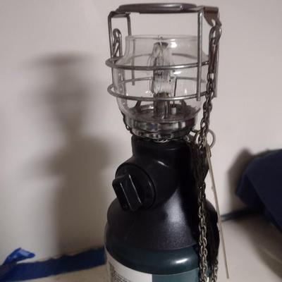 Mini Propane Camping Tank with Lantern Head Attachment