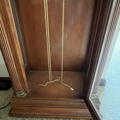 Vintage Ridgeway Tempus Fugit Grandfather Clock