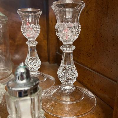 BIG Decorative Collectibles Lot - Silverplate, Cut Glass, Crystal, Milk Hobnail Glass,