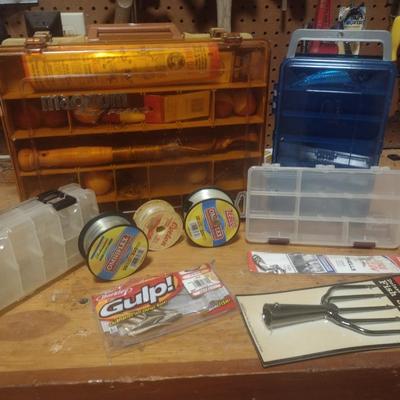 Nice Selection of Fishing Tackle and Tackle Boxes