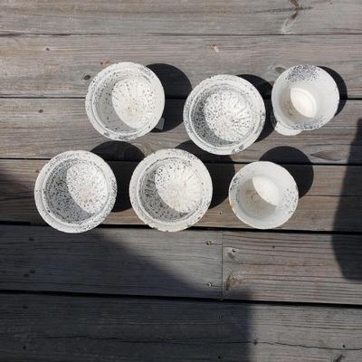 Six Metal Planters (L-KD)