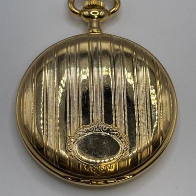 Waltham Quartz Gold-Tone Pocket Watch (ST-DZ)