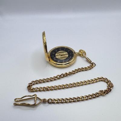 Waltham Quartz Gold-Tone Pocket Watch (ST-DZ)
