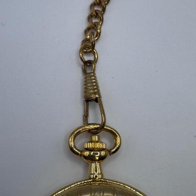 Waltham Quartz Gold-Tone Pocket Watch (ST-DZ)