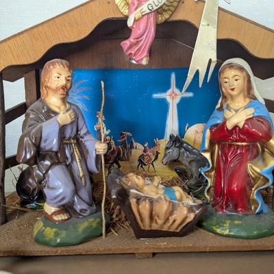 Vintage Made In Japan Nativity Set (LR)