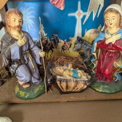 Vintage Made In Japan Nativity Set (LR)