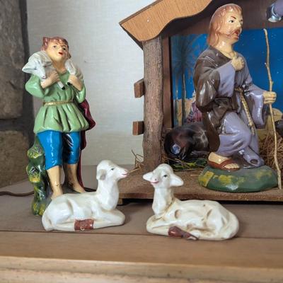 Vintage Made In Japan Nativity Set (LR)
