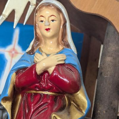 Vintage Made In Japan Nativity Set (LR)