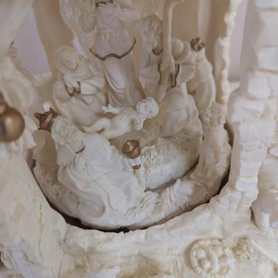 Illuminated Nativity Scene