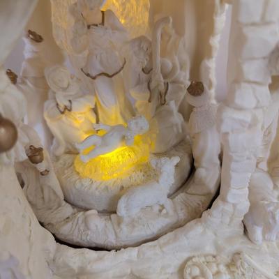 Illuminated Nativity Scene
