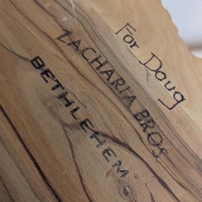 Zachariah Bros Nativity Scene Handcrafted In Bethlehem Made From Olivewood