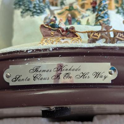 Thomas Kinkade Santa Claus Is On His Way (G)