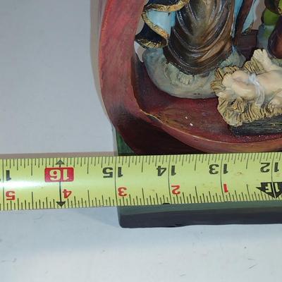 Christmas Nativity Scene- Approx 15" Wide, 10 1/2" Tall