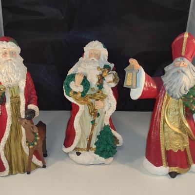 Collection of Santa Figurines (Set #1)